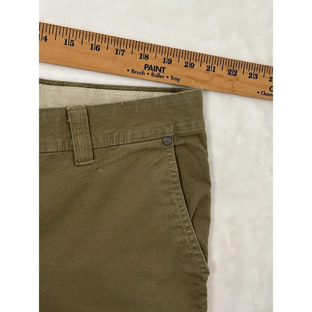 Columbia Mens 40 Khaki Brown Hiking‎ Shorts Stretch Outdoor Fishing Trail 0665